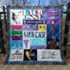 Life Is Better Playing Lax Quilt Blanket Ypm0  Quilt